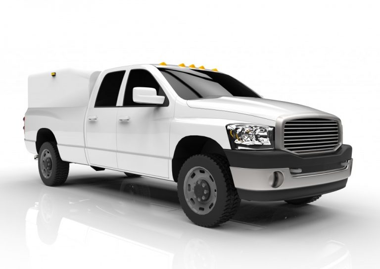 Delivery pickup truck